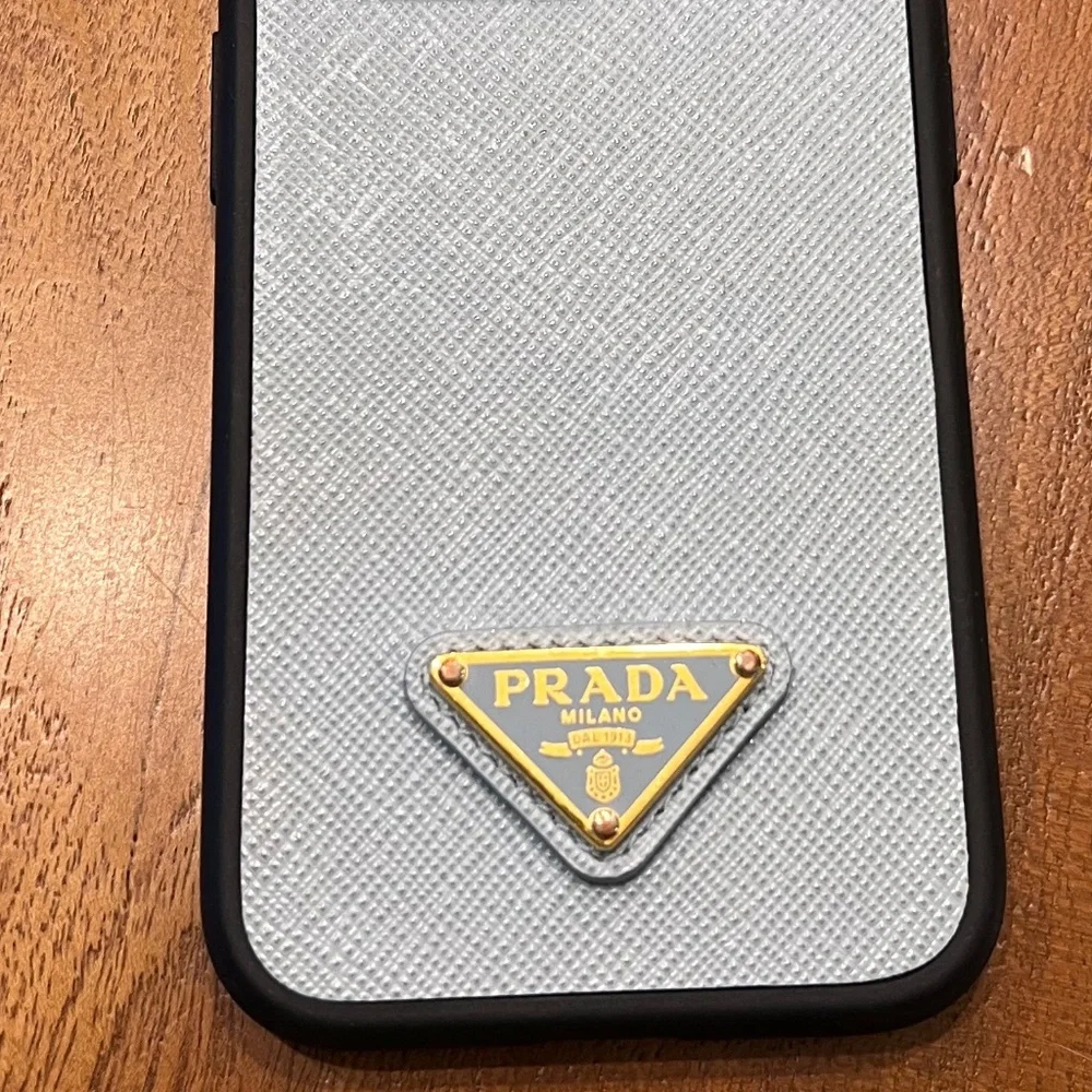 PRADA leather cover for iPhone 15 Pro
